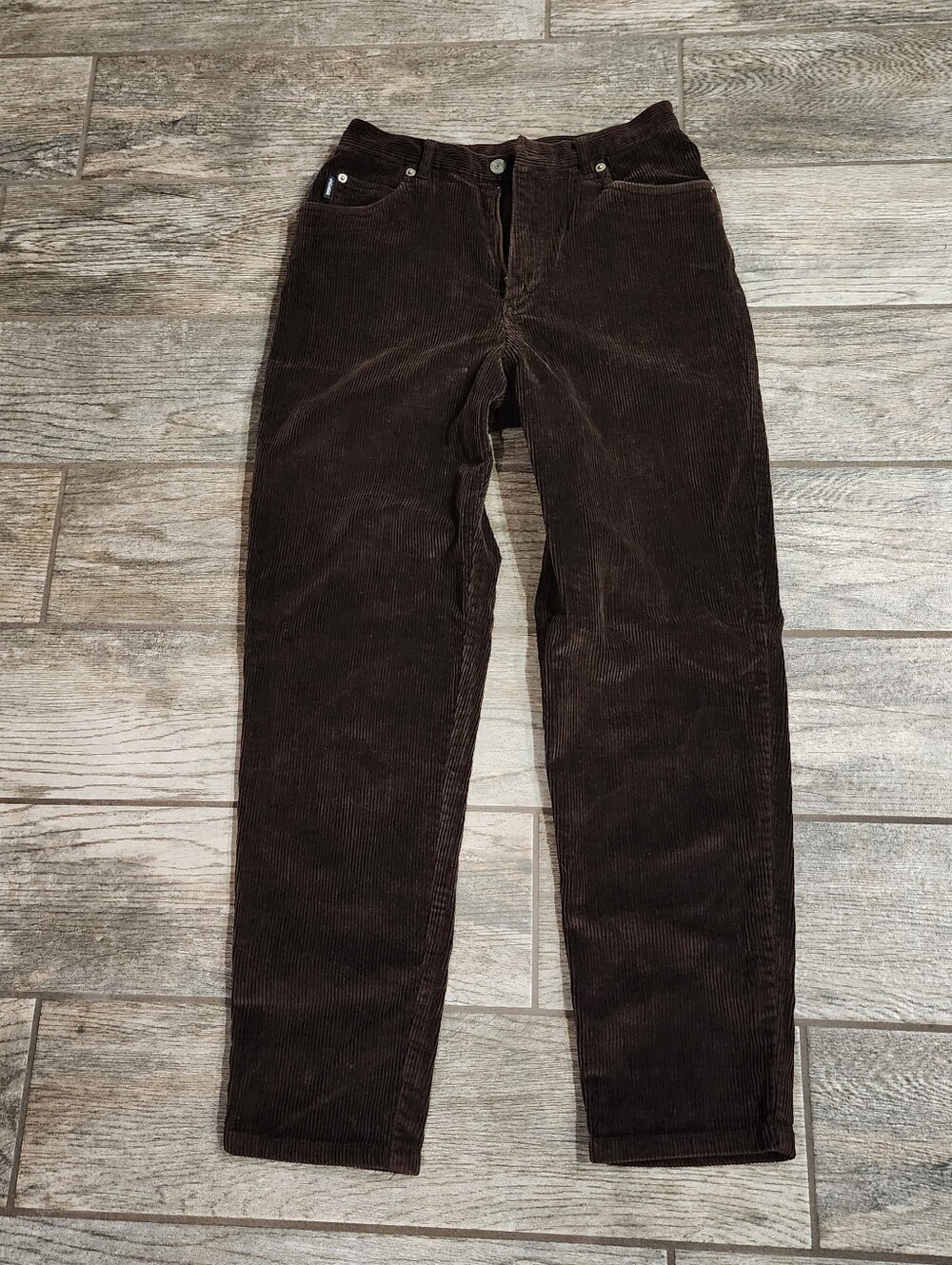 Vintage Brown corduroy Ralph Lauren pants. Size 4P 24x27